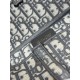 Mirror Quality Replica Dior Saddle Oblique Embroidered Shoulder Bag in Gray Knockoff