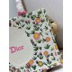 Premium Replica Dior Multicolored Book Tote Bag with Daisy Garden Embroidery and Pink Handle Fake Mirror Quality Replica Dior Multicolored Book Tote Bag with Daisy Garden Embroidery and Pink Handle Knockoff