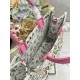 Premium Replica Dior Multicolored Book Tote Bag with Daisy Garden Embroidery and Pink Handle Fake Mirror Quality Replica Dior Multicolored Book Tote Bag with Daisy Garden Embroidery and Pink Handle Knockoff