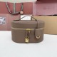 Mirror Quality Replica Loro Piana Extra Vanity Case in Rocky Ash Knockoff