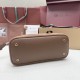 Mirror Quality Replica Loro Piana Small Suede Shoulder Bag in Brown Blade Knockoff