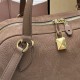 Mirror Quality Replica Loro Piana Small Suede Shoulder Bag in Brown Blade Knockoff