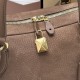 Mirror Quality Replica Loro Piana Small Suede Shoulder Bag in Brown Blade Knockoff