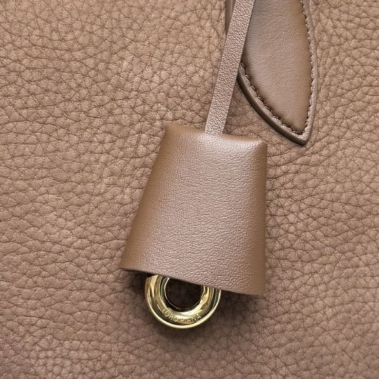 Mirror Quality Replica Loro Piana Small Suede Shoulder Bag in Brown Blade Knockoff