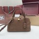 Mirror Quality Replica Loro Piana Small Suede Shoulder Bag in Brown Blade Knockoff