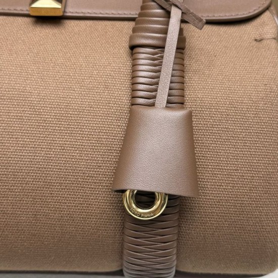 Mirror Quality Replica Loro Piana Loom Tote Bag L25/L32 Brown Knockoff