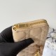 Mirror Quality Replica Dior Lady Dior Voyageur Zip Around Wallet Apricot Knockoff