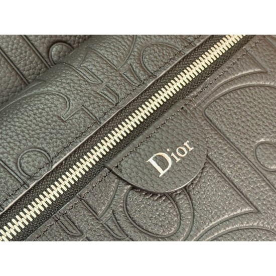 Mirror Quality Replica Dior Rider Backpack with Oblique Zip Black Knockoff