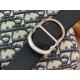 Mirror Quality Replica Dior Rider Shoulder Bag with Oblique Zip Blue Knockoff