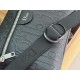 Mirror Quality Replica Dior Rider Shoulder Bag with Zip Black Knockoff
