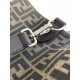 Mirror Quality Replica Fendi FF Jacquard Tote Shopper Bag Brown Knockoff