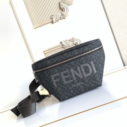 Mirror Quality Replica Fendi FF Fabric Bum Bag Knockoff