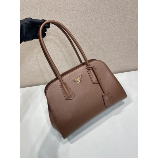 Premium Replica Prada Palisander Tote Bag 1BG606 Brown Fake Mirror Quality Replica Prada Palisander Tote Bag 1BG606 Brown Knockoff