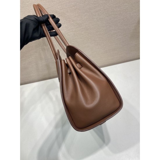 Premium Replica Prada Palisander Tote Bag 1BG606 Brown Fake Mirror Quality Replica Prada Palisander Tote Bag 1BG606 Brown Knockoff