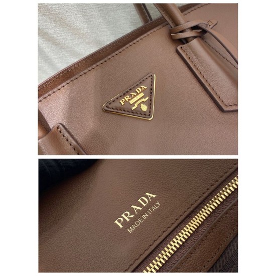 Premium Replica Prada Palisander Tote Bag 1BG606 Brown Fake Mirror Quality Replica Prada Palisander Tote Bag 1BG606 Brown Knockoff