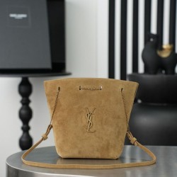 1:1 Replica YSL Saint Laurent Pochon Bucket Bag Brown