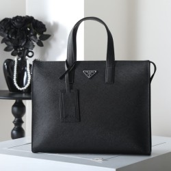 1:1 Replica Prada Saffiano Leather Tote Bag 2VG039 Black