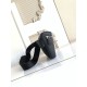 Top Replica Fendi FF Fabric Belt Bag Black 1:1 Replica Fendi FF Fabric Belt Bag Black