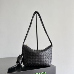 1:1 Replica Bottega Veneta Easy Hobo Shoulder Bag Black