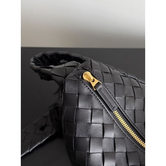 1:1 Replica Bottega Veneta Easy Hobo Shoulder Bag Black