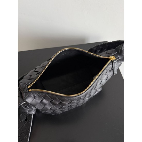 1:1 Replica Bottega Veneta Easy Hobo Shoulder Bag Black