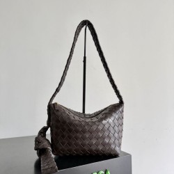 1:1 Replica Bottega Veneta Easy Hobo Shoulder Bag Burgundy