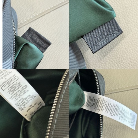Top Replica Burberry Grid Briefcase with Equestrian Logo Gray 1:1 Replica Burberry Grid Briefcase with Equestrian Logo Gray