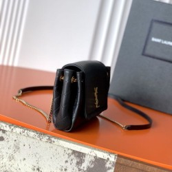 1:1 Replica YSL Saint Laurent Mini Nolita Crossbody Bag Black