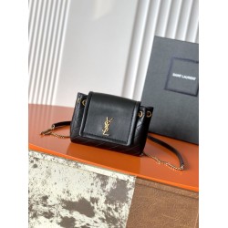 1:1 Replica YSL Saint Laurent Mini Nolita Crossbody Bag Black