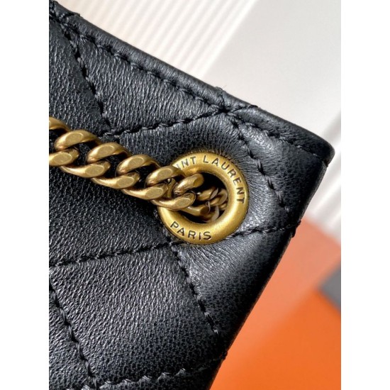 Top Replica YSL Saint Laurent Mini Nolita Crossbody Bag Black 1:1 Replica YSL Saint Laurent Mini Nolita Crossbody Bag Black