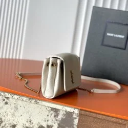 1:1 Replica YSL Saint Laurent Mini Nolita Crossbody Bag Beige
