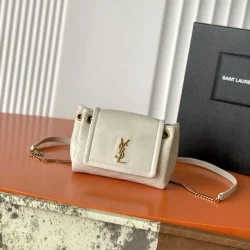 1:1 Replica YSL Saint Laurent Mini Nolita Crossbody Bag Beige
