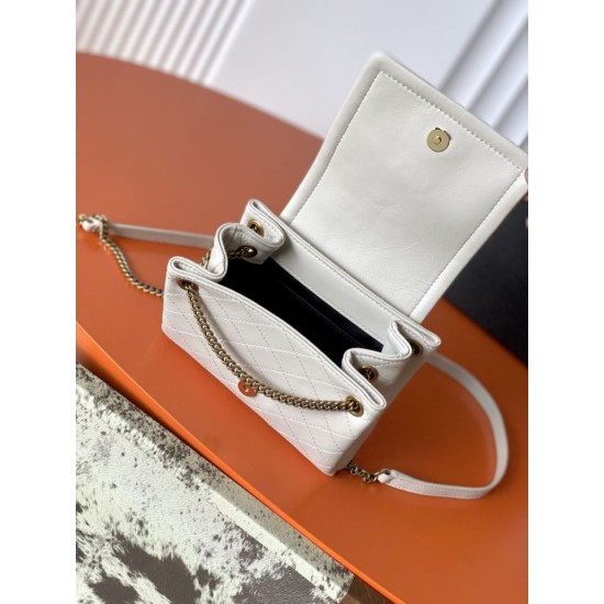 1:1 Replica YSL Saint Laurent Mini Nolita Crossbody Bag Beige