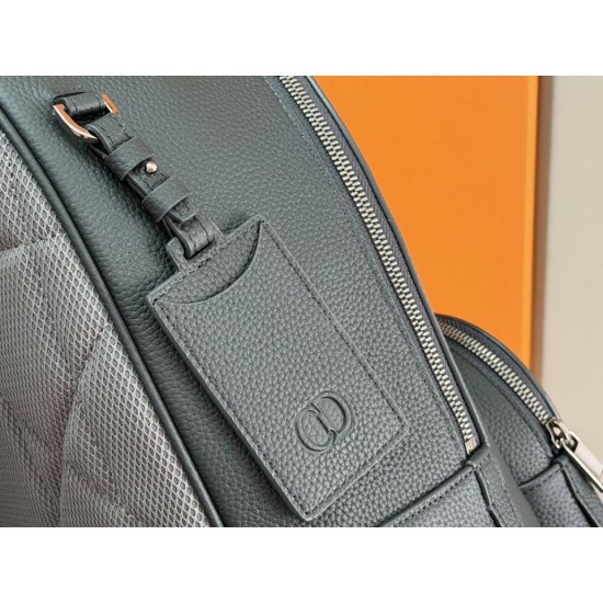 Top Replica Dior Men's CD Icon Zip Backpack Black 1:1 Replica Dior Men's CD Icon Zip Backpack Black