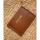 Replica Celine Medium Supple Celine Classic Panier Raffia And Calfskin 114342 Coffee