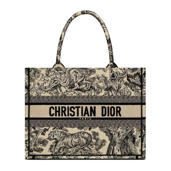 Replica Christian Dior Medium Dior Book Tote Cream