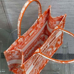 Replica Christian Dior Medium Dior Book Tote Orange Fake Christian Dior Medium Dior Book Tote Orange Replica