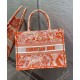 Fake Christian Dior Medium Dior Book Tote Orange Replica