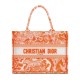 Fake Christian Dior Medium Dior Book Tote Orange Replica