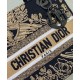 Fake Christian Dior Medium Lady D-Lite Bag Black Replica