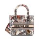 Replica Christian Dior Medium Lady D-Lite Bag White