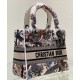 Replica Christian Dior Medium Lady D-Lite Bag White