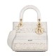Replica Christian Dior Medium Lady D-Lite Bag White