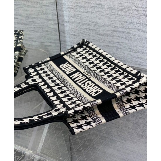 Fake Christian Dior Mini Dior Book Tote Black Replica