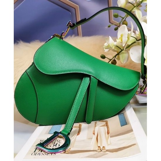 Fake Christian Dior Saddle Bag Gray Replica