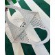 Replica Prada Raffia Tote Bag Cream