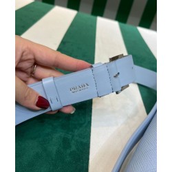 Replica Prada Saffiano Belt Bag Blue