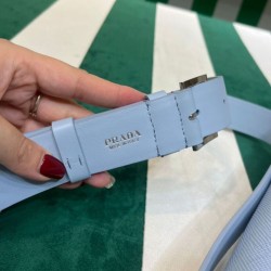 Replica Prada Saffiano Belt Bag Blue Replica Prada Saffiano Belt Bag Blue