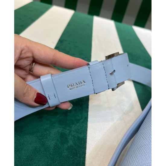 Replica Prada Saffiano Belt Bag Blue