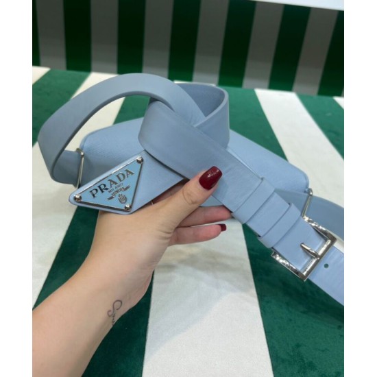 Replica Prada Saffiano Belt Bag Blue
